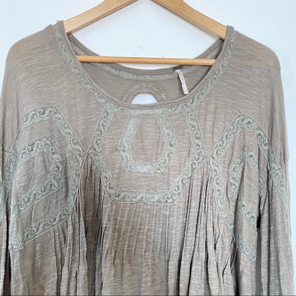 FP Like New Olive New Hope long sleeve tunic - Picture 5 of 7